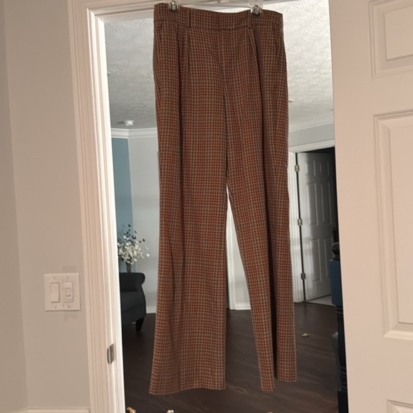 Paige brown and tan trousers size 10 (matching jacket and cami also listed) - Picture 3 of 8